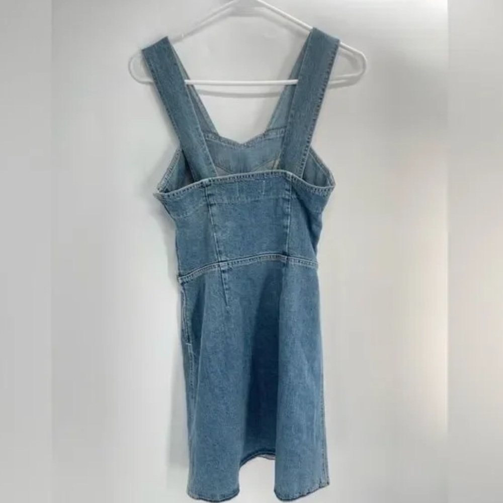 NWT PAIGE Tula Denim Dress in Nolita - Size L in excellent condition! - Picture 5 of 6